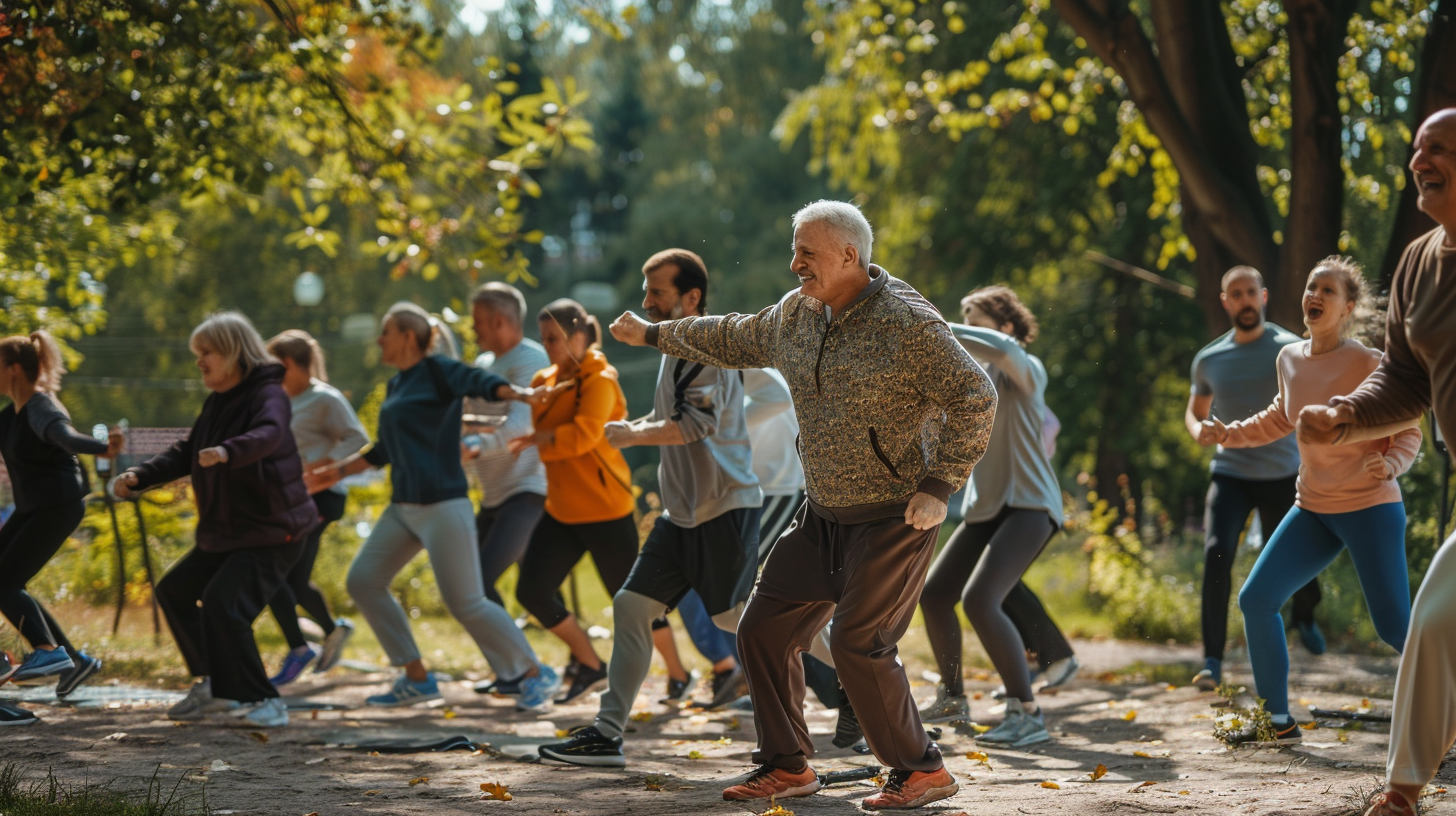 Тренер консультує клієнта про здоровий спосіб життя
